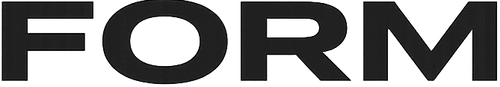 Black 'FORM' logo on a white background